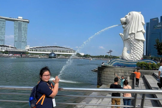 Tham quan Merlion Park